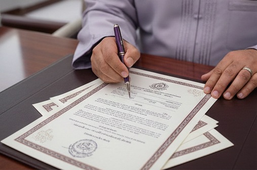 التصادق على الزواج